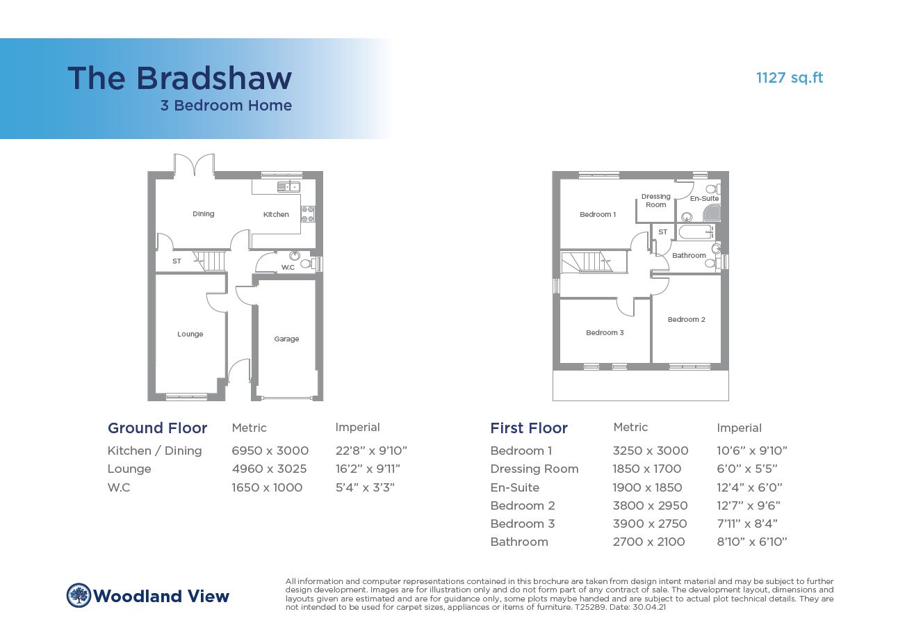 The Bradshaw With Measurements